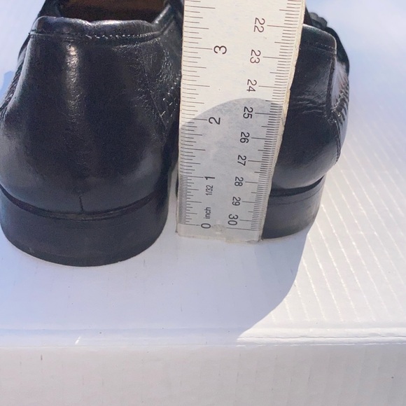 ♦️ FLORSHEIM Men's  Shoes Leather India  Moc Toe Loafer no Tassel Size 8 1/2 D - Picture 6 of 6